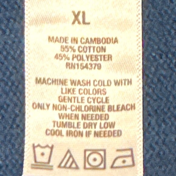 Aeropostale Light Blue Navy Blue Argyle Style Crop Top Cardigan Sweater Size XLG - Picture 6 of 8